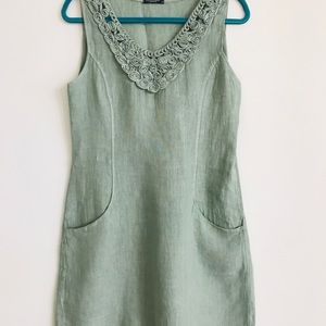 Lung O L’arno Made In Italy Linen Dress